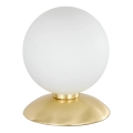 Paul Neuhaus 4437-60 - Сенсорна настільна лампа BUBBA з регулюванням яскравості 1xG9/28W/230V золота