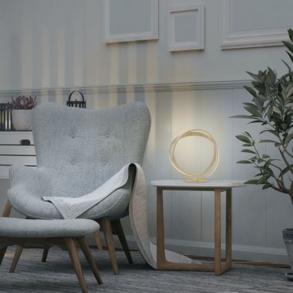 Paul Neuhaus 4531-12 - Настільна LED лампа з регулюванням яскравості MELINDA LED/18W/230V золотий
