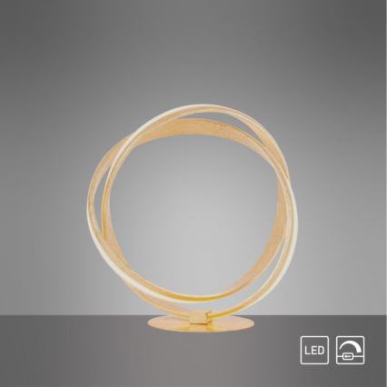 Paul Neuhaus 4531-12 - Настільна LED лампа з регулюванням яскравості MELINDA LED/18W/230V золотий