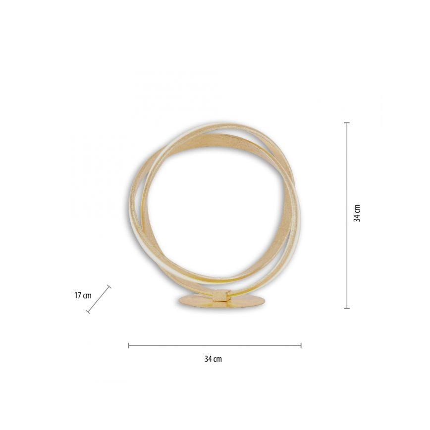 Paul Neuhaus 4531-12 - Настільна LED лампа з регулюванням яскравості MELINDA LED/18W/230V золотий