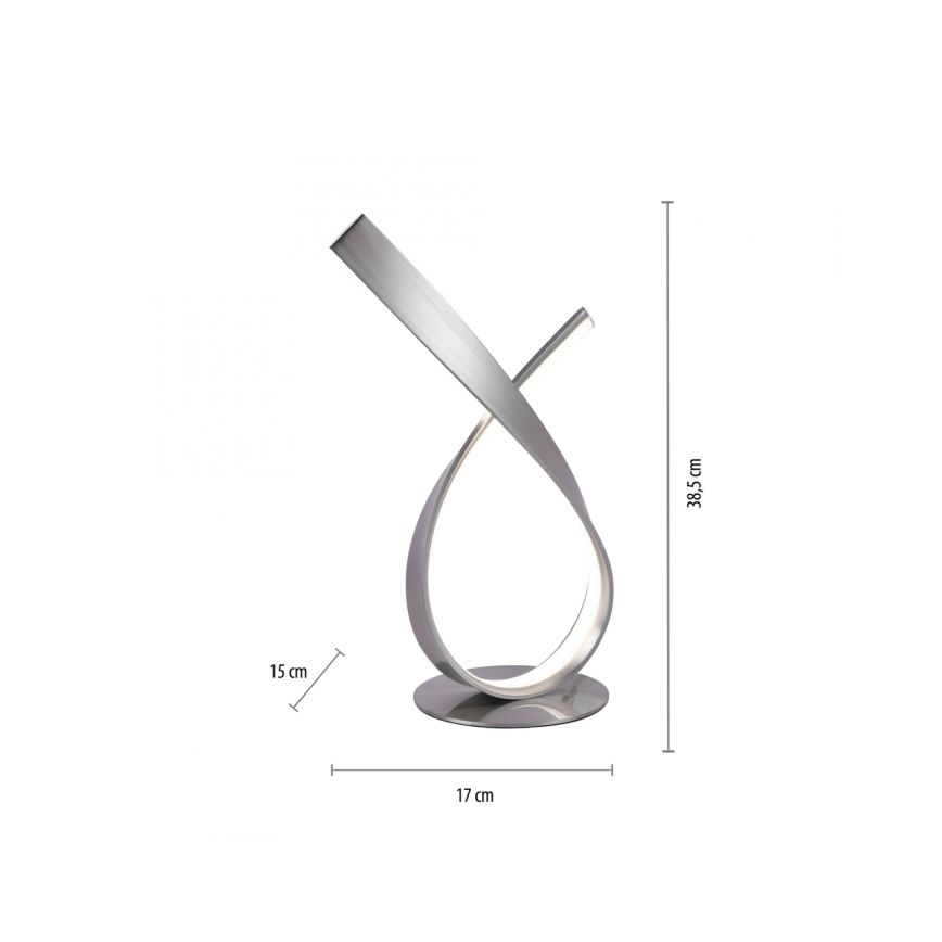 Paul Neuhaus 4720-55 - Настільна LED лампа з регулюванням яскравості LINDA LED/11,4W/230V матовий хром