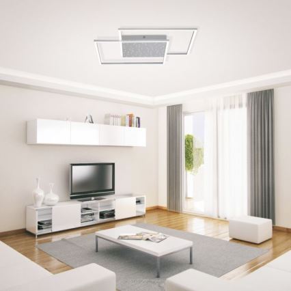 Paul Neuhaus 6024-55 - Пристельова LED люстра з регулюванням яскравості YUKI LED/49W/230V + дистанційне керування