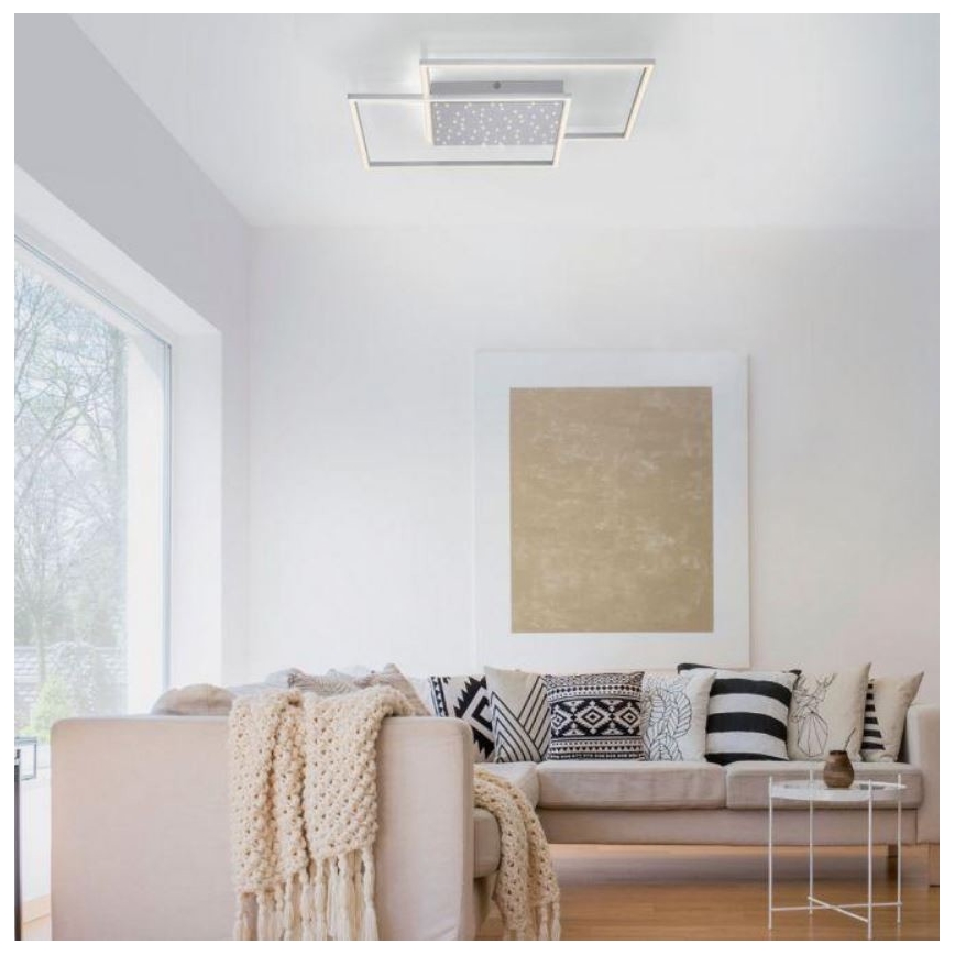 Paul Neuhaus 6024-55 - Пристельова LED люстра з регулюванням яскравості YUKI LED/49W/230V + дистанційне керування