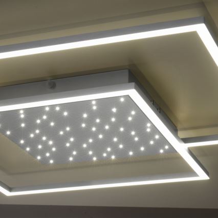 Paul Neuhaus 6024-55 - Пристельова LED люстра з регулюванням яскравості YUKI LED/49W/230V + дистанційне керування