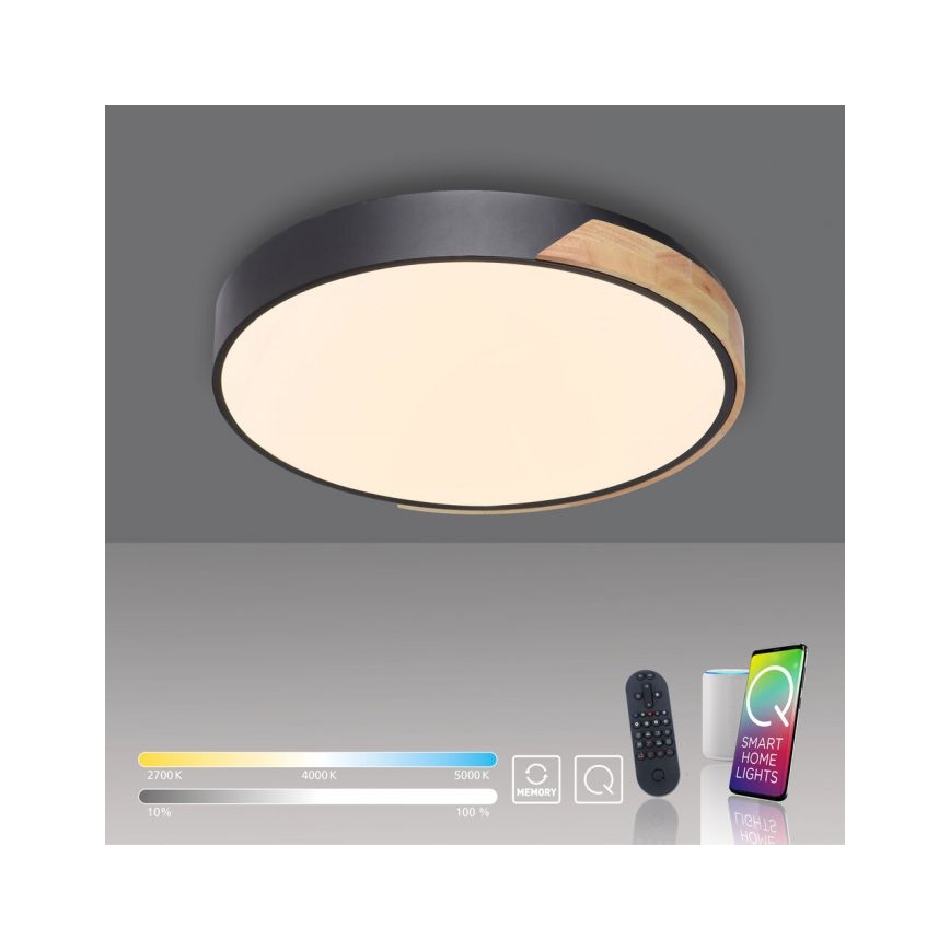 Paul Neuhaus 6071-18 - Світильник стельовий LED з регулюванням яскравості Q-PIATO LED/35W/230V діам. 51 см 2700-5000K Wi-Fi + дистанційне керування