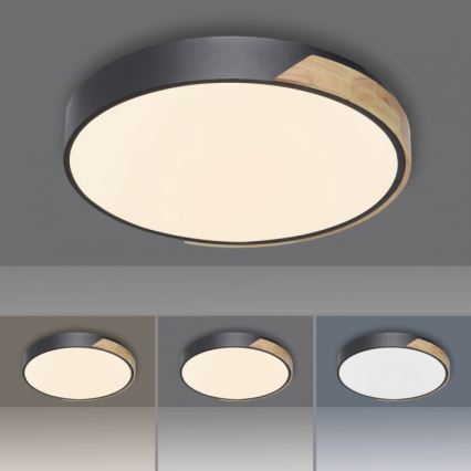Paul Neuhaus 6071-18 - Світильник стельовий LED з регулюванням яскравості Q-PIATO LED/35W/230V діам. 51 см 2700-5000K Wi-Fi + дистанційне керування