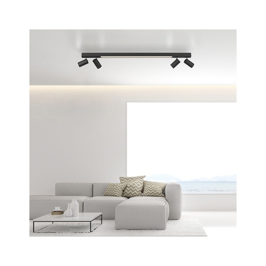 Paul Neuhaus 6121-13 - Точковий LED світильник з регулюванням яскравості PURE 4xLED/4W/230V + LED/9W 2700-5000K + пульт дистанційного керування