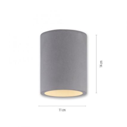 Paul Neuhaus 6160-22 - Точковий світильник ETON 1xGU10/10W/230V бетон