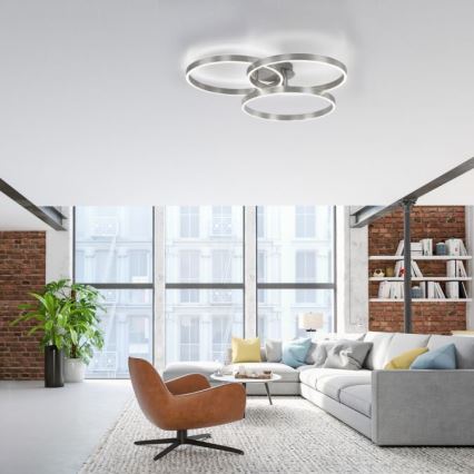 Paul Neuhaus 6233-55 - Светодиодный потолочный светильник с регулированием яркости PAAN LED/45,5W/230V 2700-5000K + дистанционное управление