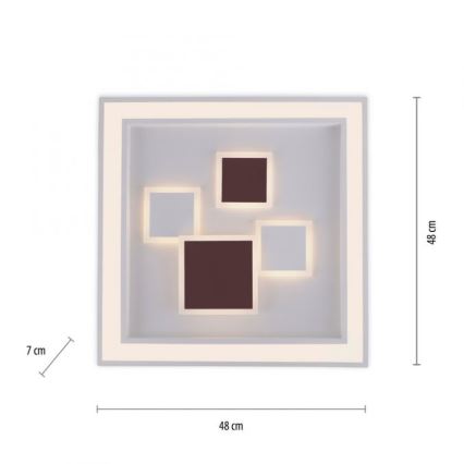 Paul Neuhaus 6283-16 - Светодиодный потолочный светильник с регулированием яркости ELIZA LED/30W/230V + LED/18,5W