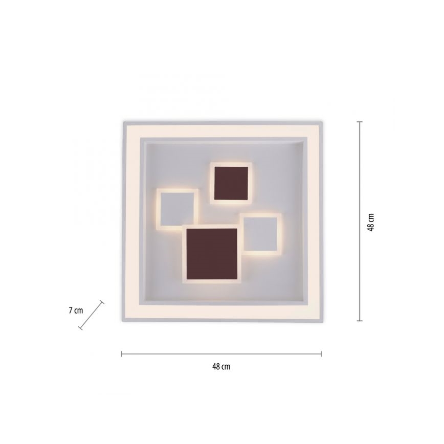 Paul Neuhaus 6283-16 - Светодиодный потолочный светильник с регулированием яркости ELIZA LED/30W/230V + LED/18,5W