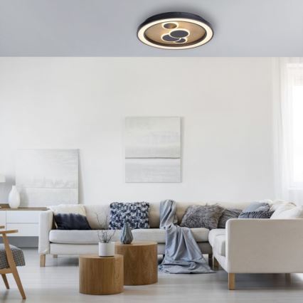 Paul Neuhaus 6284-79 - Светодиодный потолочный светильник ELIZA LED/55,5W/230V диаметр 60 см дуб
