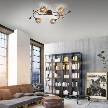 Paul Neuhaus 6395-48 - Припотолочная люстра GRETA 4xG9/40W/230V