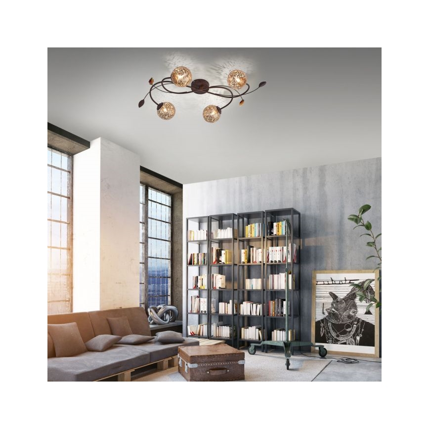 Paul Neuhaus 6395-48 - Пристельова люстра GRETA 4xG9/40W/230V