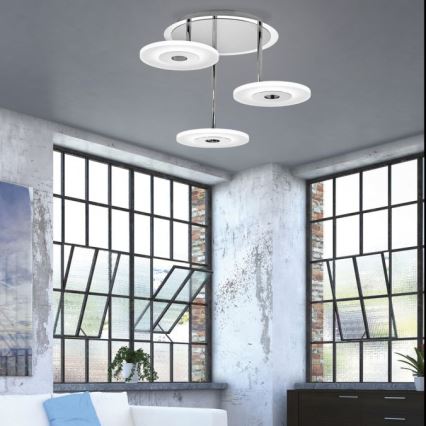 Paul Neuhaus 6446-55 - LED Димерна люстра для поверхневого монтажу ADALI 3xLED/13W/230V