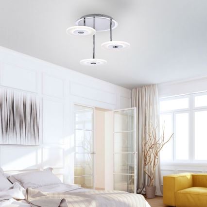 Paul Neuhaus 6446-55 - LED Димерна люстра для поверхневого монтажу ADALI 3xLED/13W/230V