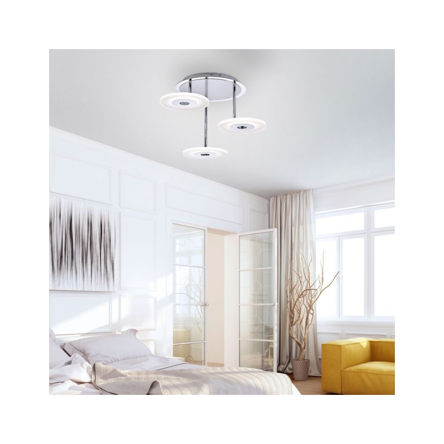 Paul Neuhaus 6446-55 - LED Димерна люстра для поверхневого монтажу ADALI 3xLED/13W/230V
