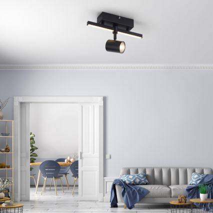Paul Neuhaus 6523-18 - Точковий LED світильник BARIK 1xGU10/4,5W/230V + LED/3W