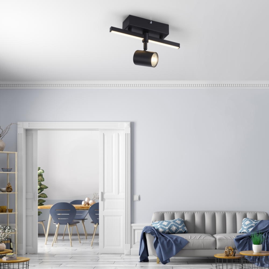 Paul Neuhaus 6523-18 - Точковий LED світильник BARIK 1xGU10/4,5W/230V + LED/3W