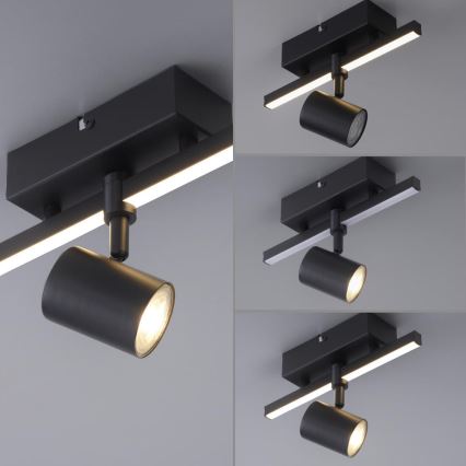 Paul Neuhaus 6523-18 - Точковий LED світильник BARIK 1xGU10/4,5W/230V + LED/3W