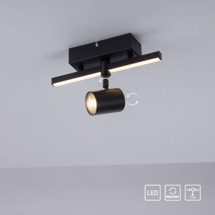 Paul Neuhaus 6523-18 - Точковий LED світильник BARIK 1xGU10/4,5W/230V + LED/3W