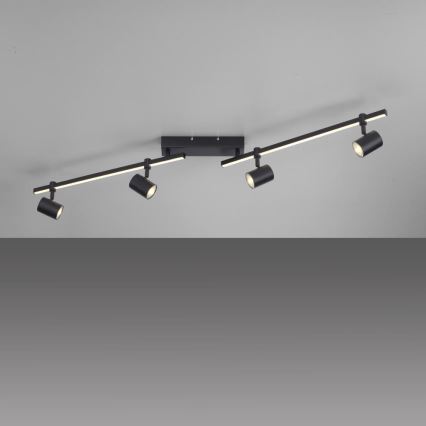 Paul Neuhaus 6525-18 - Светодиодный точечный светильник BARIK 4xGU10/4,5W/230V + LED/10W