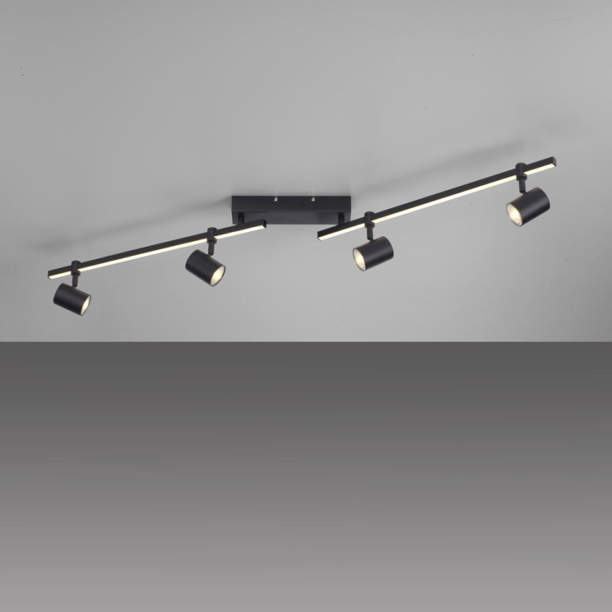 Paul Neuhaus 6525-18 - Светодиодный точечный светильник BARIK 4xGU10/4,5W/230V + LED/10W