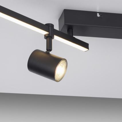 Paul Neuhaus 6525-18 - Светодиодный точечный светильник BARIK 4xGU10/4,5W/230V + LED/10W
