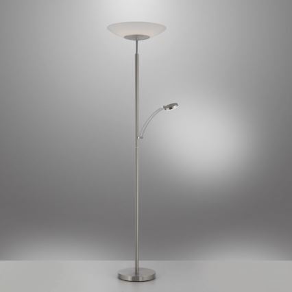 Paul Neuhaus 655-55 - LED Торшер з регулюванням яскравості ALFRED 1xLED/28W+1xLED/4W/230V глянцевий хром