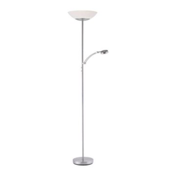 Paul Neuhaus 655-55 - Светодиодный торшер с регулированием яркости ALFRED 1xLED/28W+1xLED/4W/230V блестящий хром