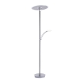 Paul Neuhaus 673-55 - LED Торшер з регулюванням яскравості ARTUR 2xLED/21W/230V+1xLED/6W глянцевий хром