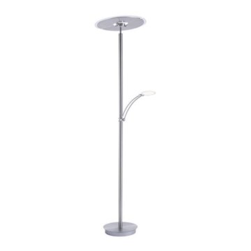Paul Neuhaus 673-55 - LED Торшер з регулюванням яскравості ARTUR 2xLED/21W/230V+1xLED/6W глянцевий хром
