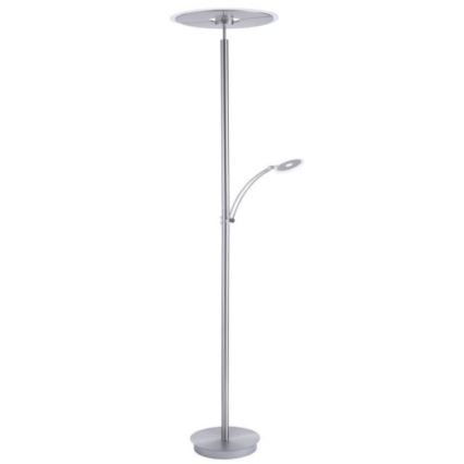 Paul Neuhaus 673-55 - LED Торшер з регулюванням яскравості ARTUR 2xLED/21W/230V+1xLED/6W глянцевий хром