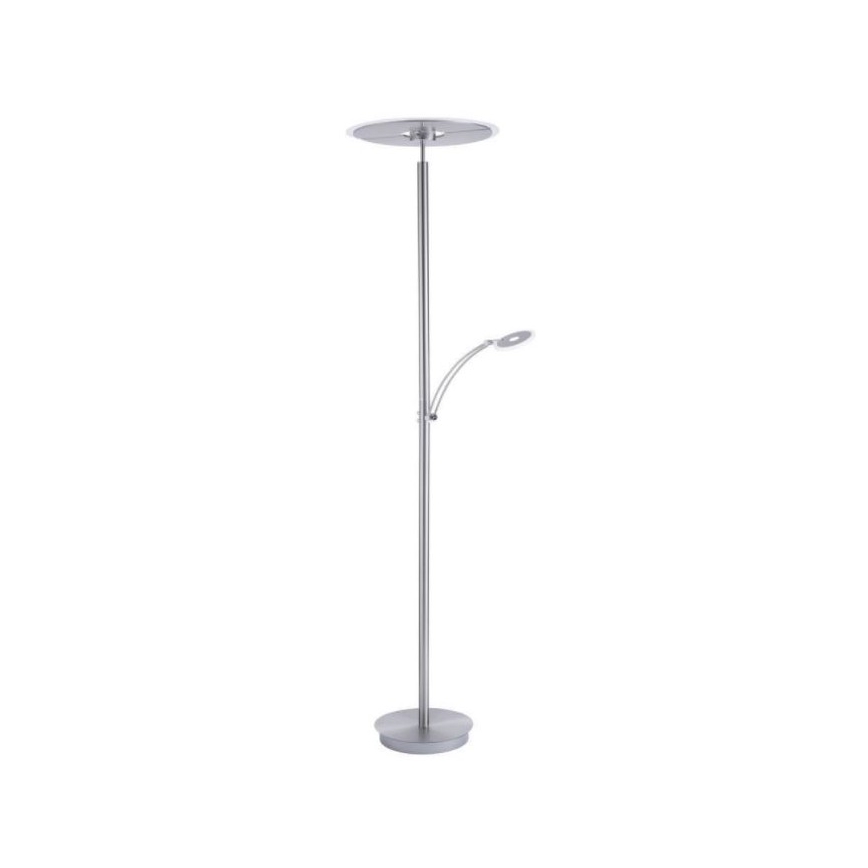 Paul Neuhaus 673-55 - LED Торшер з регулюванням яскравості ARTUR 2xLED/21W/230V+1xLED/6W глянцевий хром