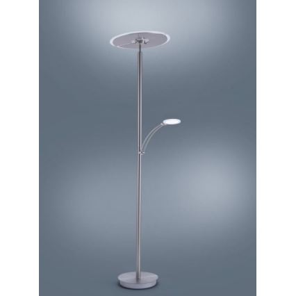 Paul Neuhaus 673-55 - LED Торшер з регулюванням яскравості ARTUR 2xLED/21W/230V+1xLED/6W глянцевий хром
