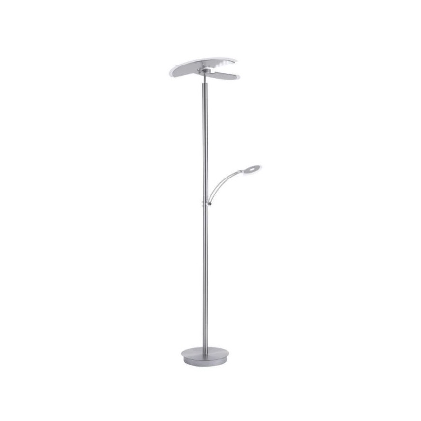 Paul Neuhaus 673-55 - Светодиодный торшер с регулированием яркости ARTUR 2xLED/21W/230V+1xLED/6W блестящий хром