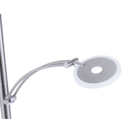Paul Neuhaus 673-55 - Светодиодный торшер с регулированием яркости ARTUR 2xLED/21W/230V+1xLED/6W блестящий хром