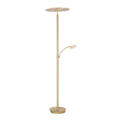 Paul Neuhaus 673-60 - Светодиодный диммируемый торшер ARTUR 2xLED/21W/230V+1xLED/6W золотой