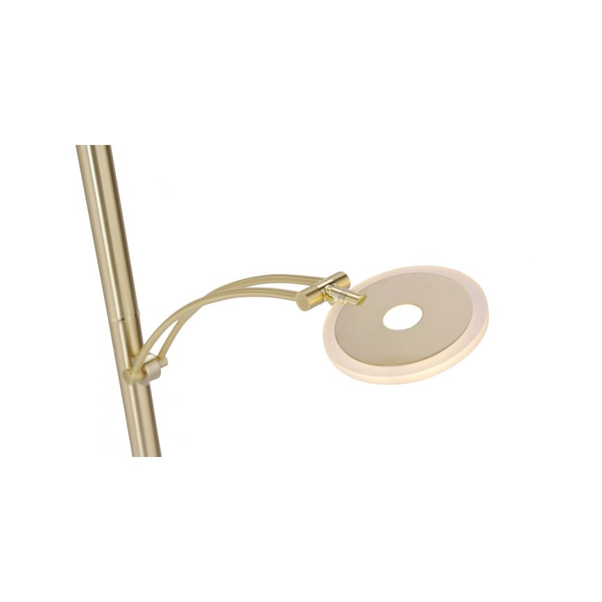 Paul Neuhaus 673-60 - Светодиодный диммируемый торшер ARTUR 2xLED/21W/230V+1xLED/6W золотой