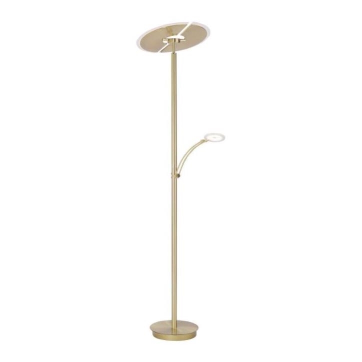 Paul Neuhaus 673-60 - Светодиодный диммируемый торшер ARTUR 2xLED/21W/230V+1xLED/6W золотой
