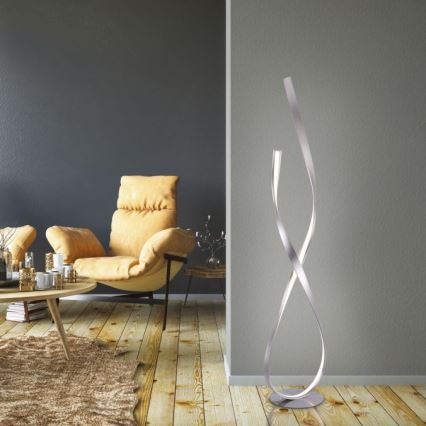 Paul Neuhaus 720-55 - Светодиодный торшер с регулированием яркости LINDA LED/27W/230V блестящий хром