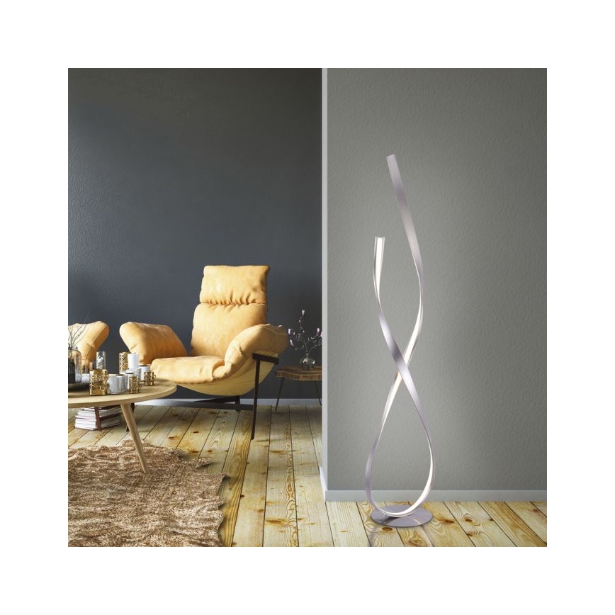 Paul Neuhaus 720-55 - Светодиодный торшер с регулированием яркости LINDA LED/27W/230V блестящий хром