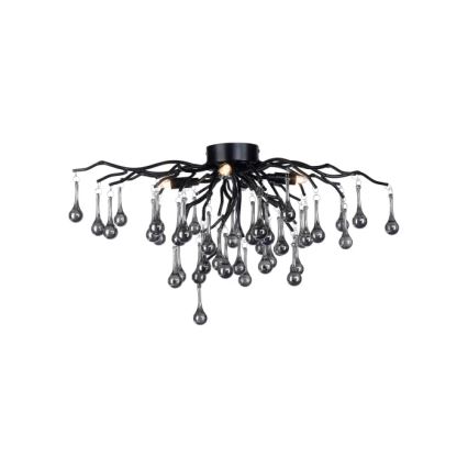 Paul Neuhaus 8090-18 - Накладная люстра ICICLE 4xG9/40Вт/230В 30x60 см черная