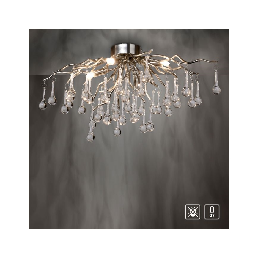 Paul Neuhaus 8090-55 - Пристельова люстра ICICLE 4xG9/40W/230V