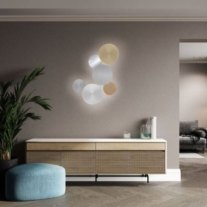 Paul Neuhaus 8152-79 - Настінний LED світильник з регулюванням яскравості PUNTUA LED/1W/3,7V 2200 mAh + пульт дистанційного керування