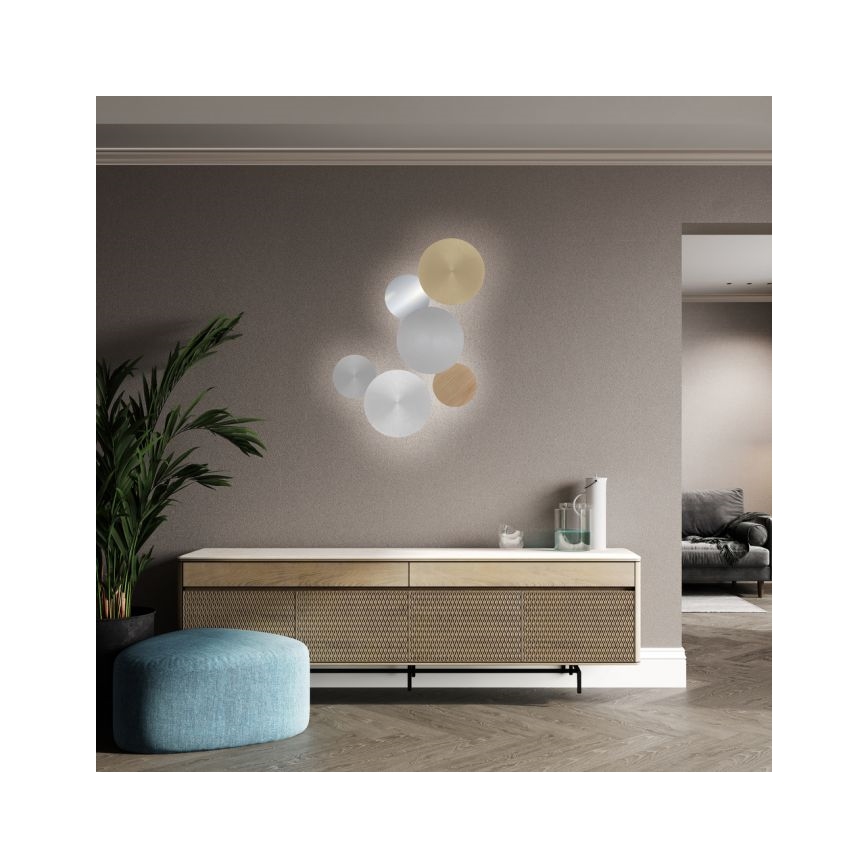 Paul Neuhaus 8152-79 - Настінний LED світильник з регулюванням яскравості PUNTUA LED/1W/3,7V 2200 mAh + пульт дистанційного керування