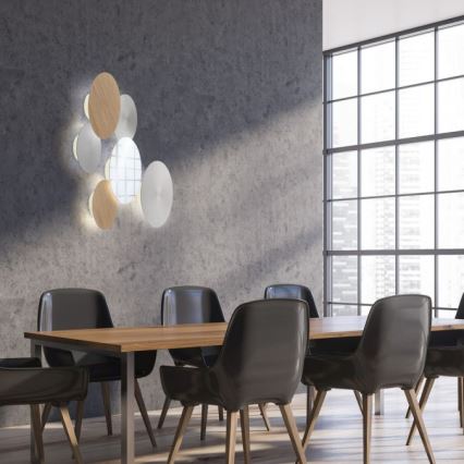 Paul Neuhaus 8153-79 - Настінний LED світильник з регулюванням яскравості PUNTUA LED/1,3W/3,7V 2200 mAh + пульт дистанційного керування