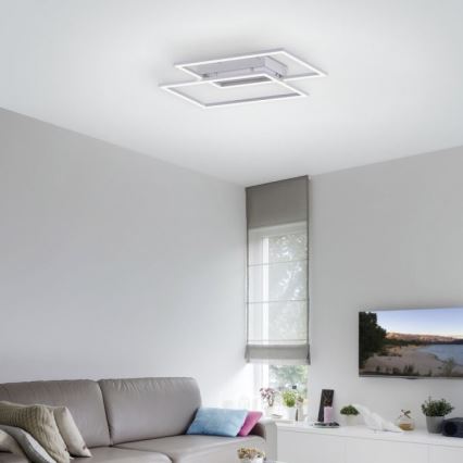 Paul Neuhaus 8192-55 - LED люстра для поверхневого монтажу з регульованою яскравістю INIGO 2xLED/12W/230V