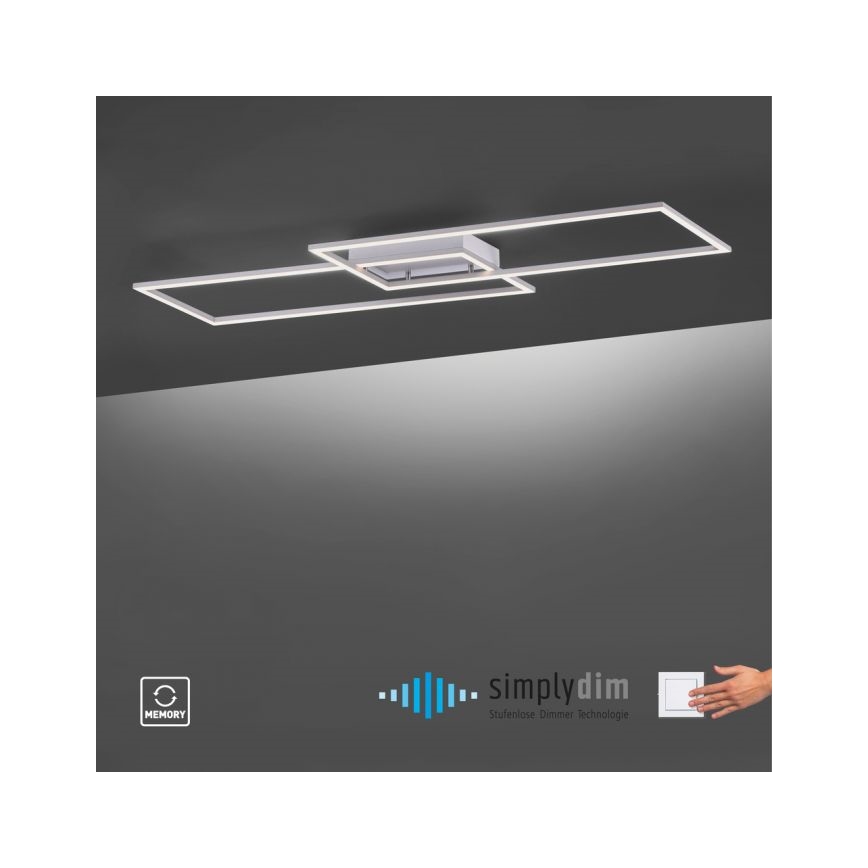 Paul Neuhaus 8194-55 - Светодиодная припотолочная диммируемая люстра INIGO 2xLED/20W/230V