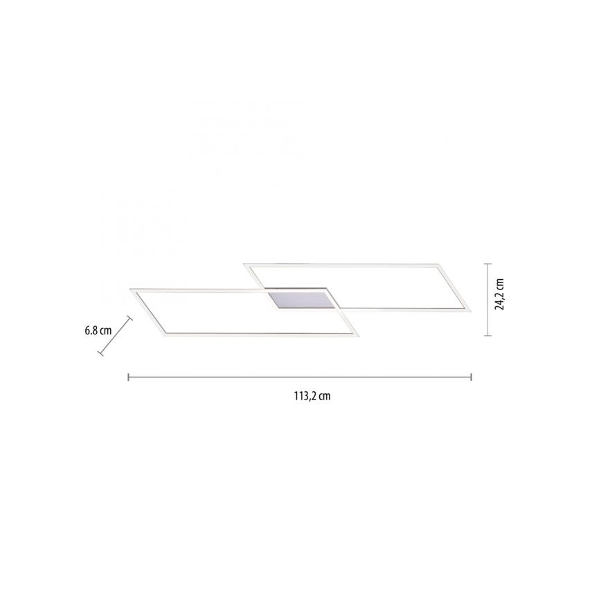 Paul Neuhaus 8194-55 - Светодиодная припотолочная диммируемая люстра INIGO 2xLED/20W/230V